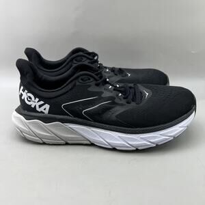 Hoka One One Arahi 5 Wide Shoes Womens Size 8.5 D Black White Running Sneakers